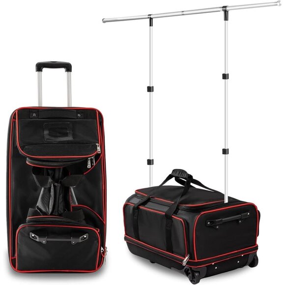 Jiang & Rong 28" Wheeled Dance Bag with Garment Rack - Picture 3 of 8